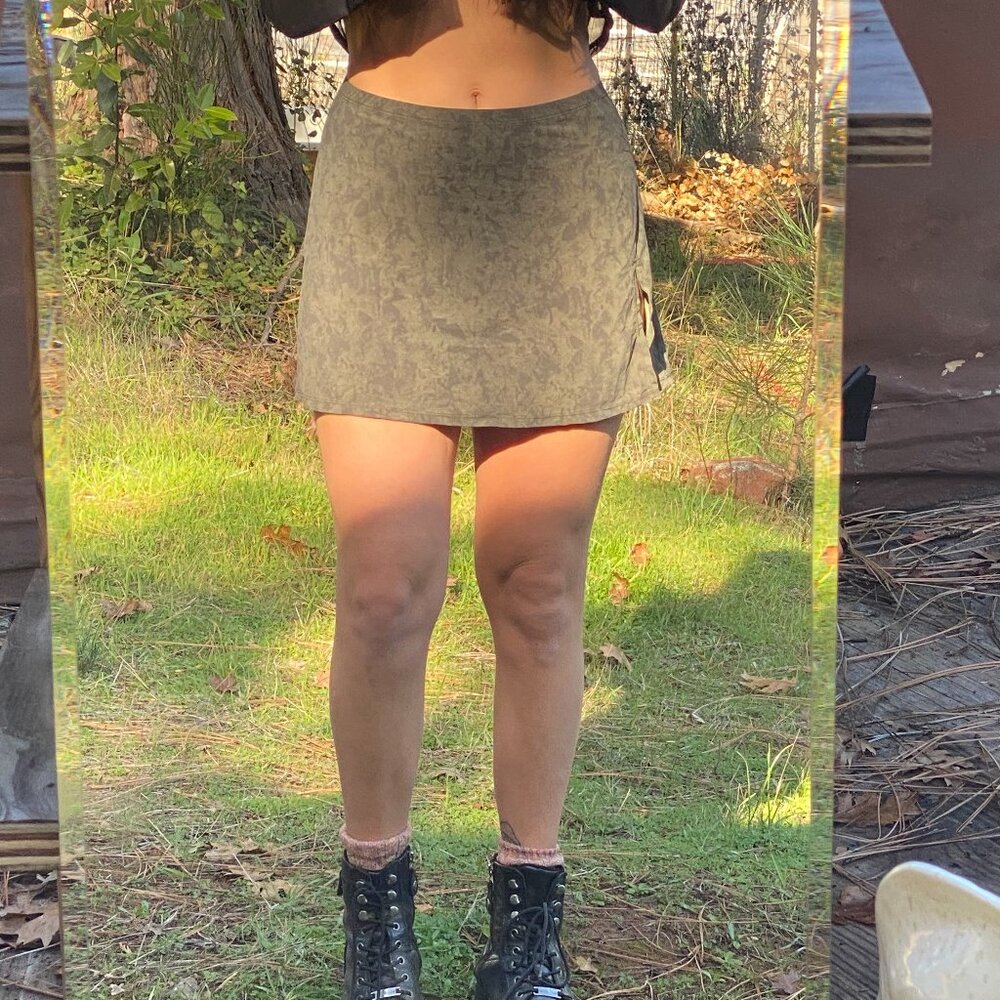 Green Mini Skirt